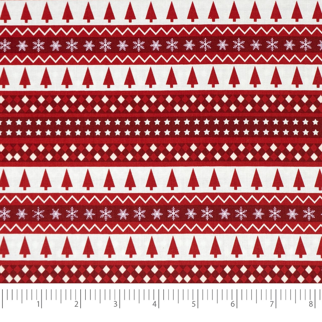 SINGER Christmas Holiday Penguins Trees Cotton Fabric